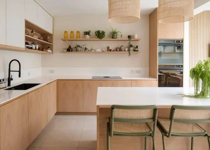 Kitchen Set Minimalis Material Multiplek (Plywood)