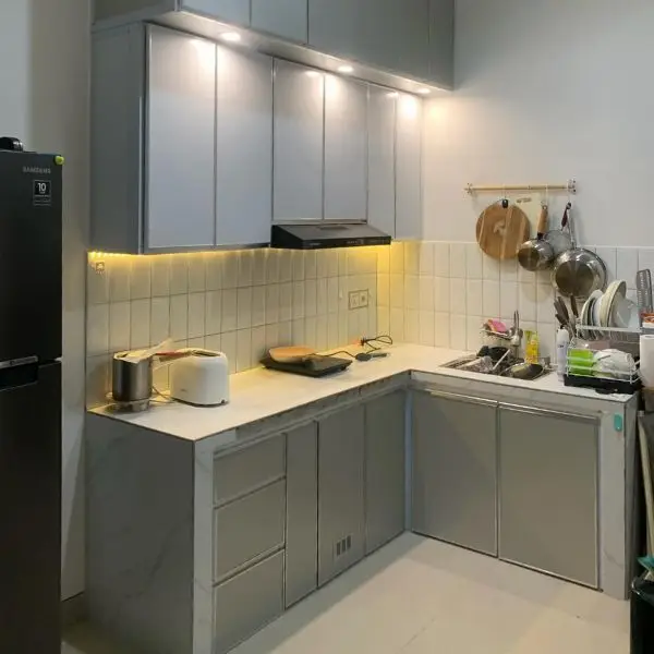 Kitchen Set Minimalis Material Aluminium