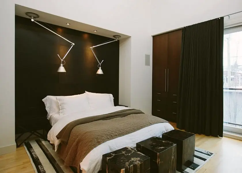 Kombinasi Lampu untuk Tidur dan Bekerja di Kamar Tidur Cowo