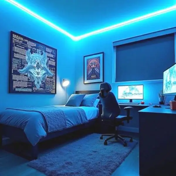 Kombinasikan Lampu Dekoratif di Kamar Estetik Cowo