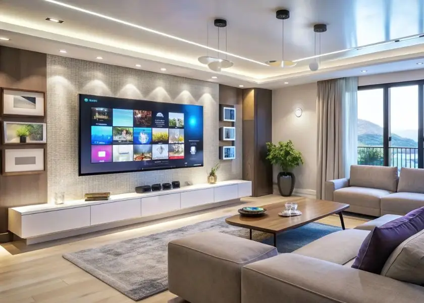 Gunakan Layered Lighting di Ruang TV Minimalis Mewah