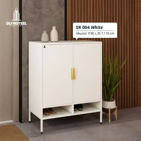 Lemari Sepatu Besi Tertutup SR004 Olymsteel