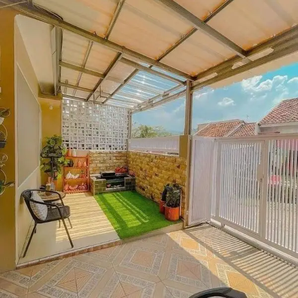 Material Simpel Tapi Estetik di Teras Rumah Cantik