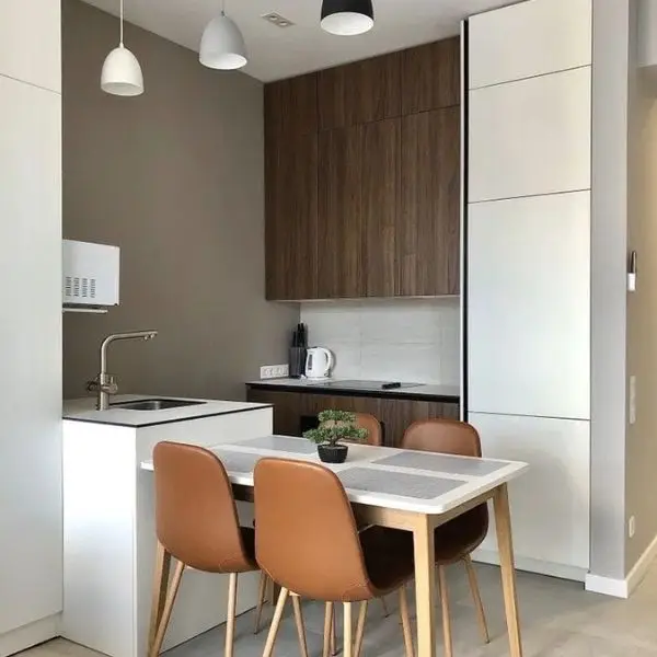 Gunakan Material yang Sederhana Tapi Rapi di Desain Dapur Minibar