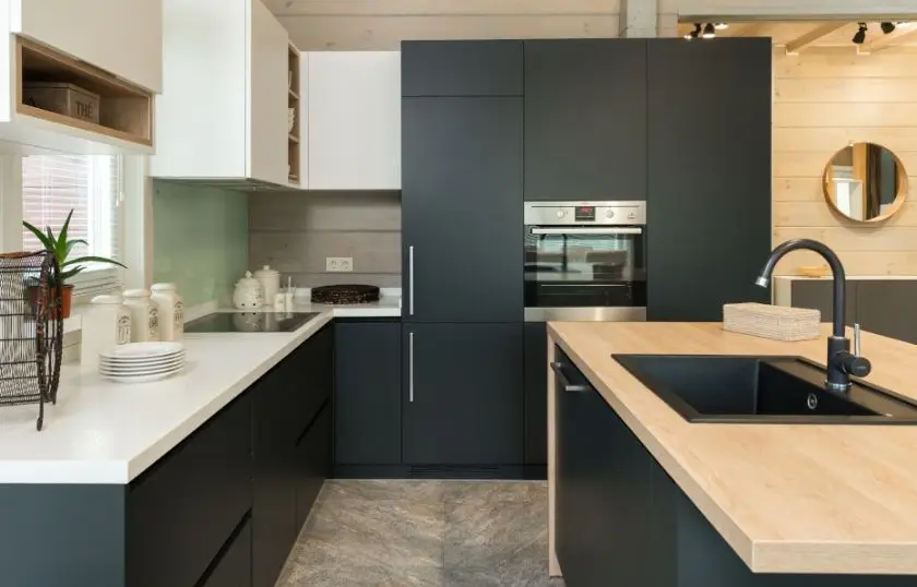 Model Kitchen Set Terbaru dengan Finishing Matte
