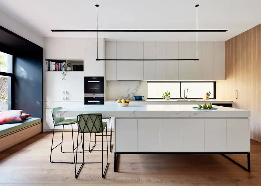 Model Kitchen Set Terbaru Warna Netral