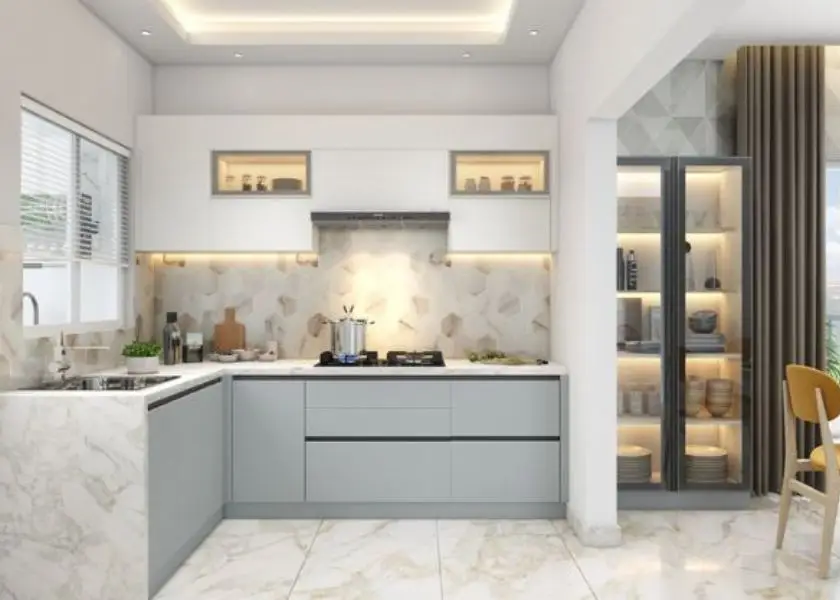 Penggunaan Material Modern di Model Kitchen Set Terbaru