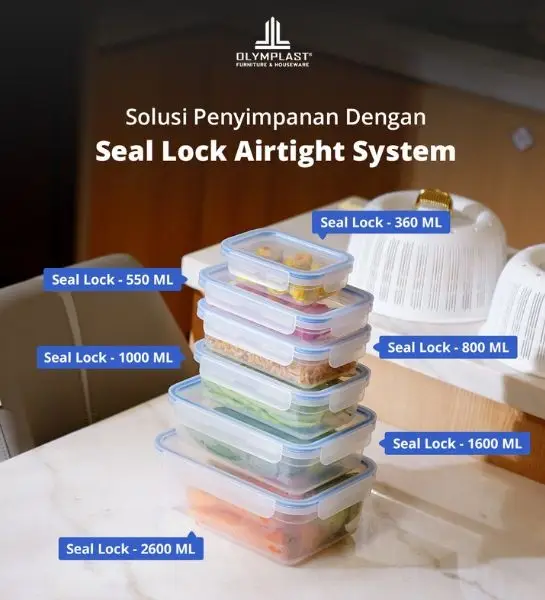 Wadah Kedap Udara Olymplast Houseware