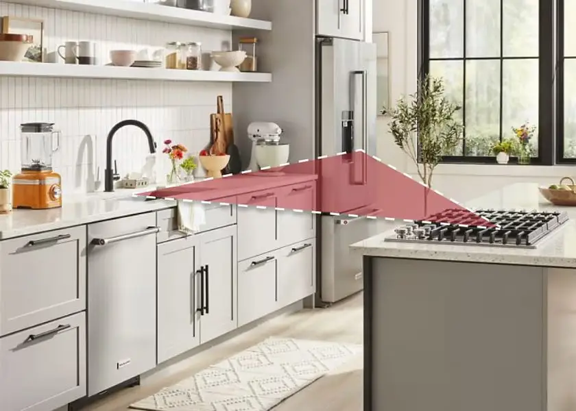 Perhatikan Segitiga Kerja Dapur di Model Kitchen Set Minimalis