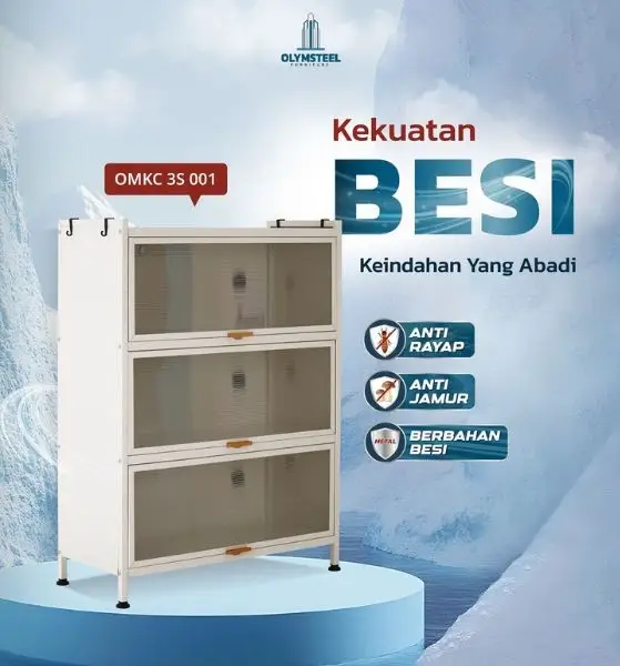 Rak Buku Besi Olymsteel Lebih Tahan Lama