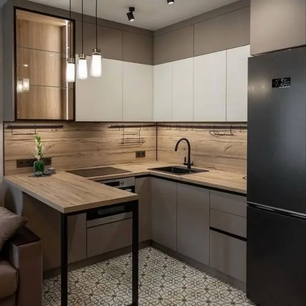 Sisakan Area Kosong di Countertop Model Kitchen Set Minimalis