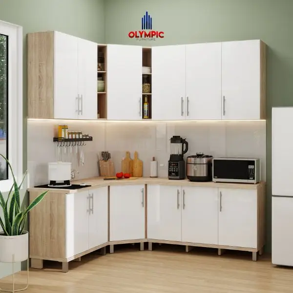 Model Kitchen Set Minimalis dengan Kabinet Dapur Olympic Furniture
