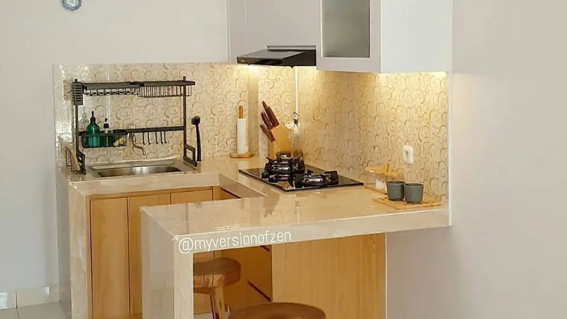 5 Inspirasi Mini Bar Dapur Keramik Low Budget Cantik & Estetik