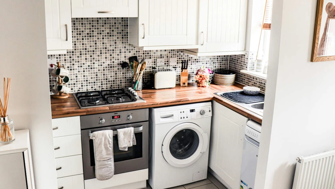 dapur dan ruang cuci menyatu dapur dan ruang cuci menyatu