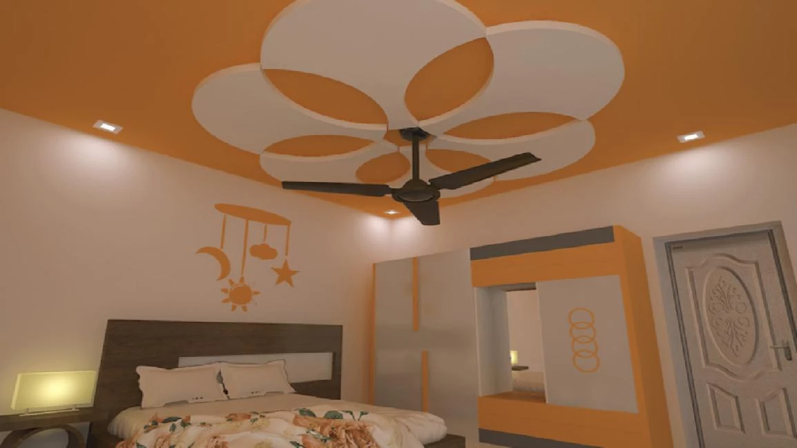 plafon kamar tidur sederhana