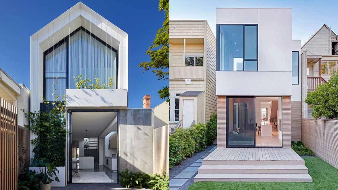 6 Ide Desain Rumah 2 Lantai Mungil Cantik dan Nyaman 6 Ide Desain Rumah 2 Lantai Mungil Cantik dan Nyaman