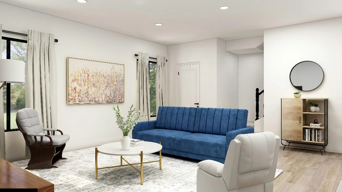 8 Ide Desain Ruang Tamu Minimalis Elegan, Hunian Terasa Mewah 8 Ide Desain Ruang Tamu Minimalis Elegan, Hunian Terasa Mewah