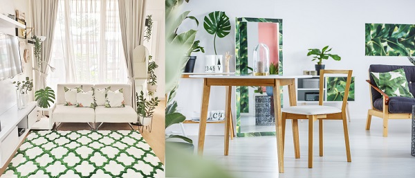 Desain interior dengan menaruh Tanaman di Dalam Ruangan