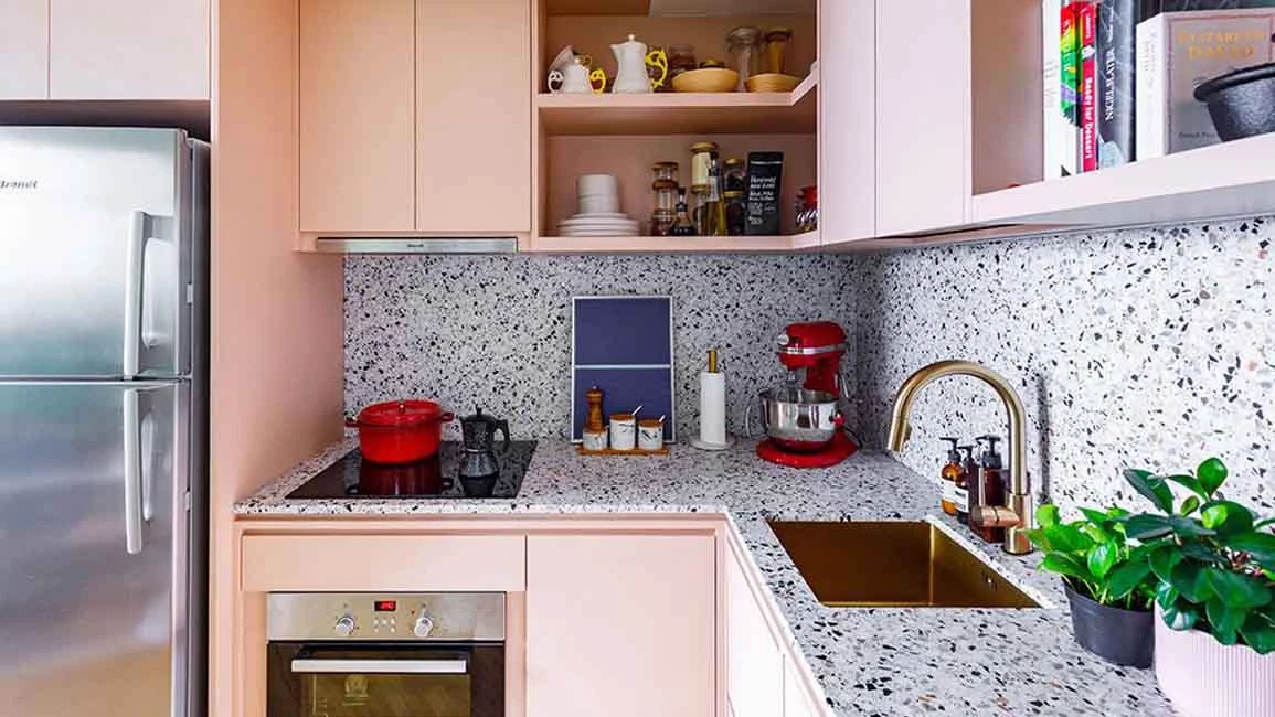desain dapur minimalis 2x2 sederhana modern