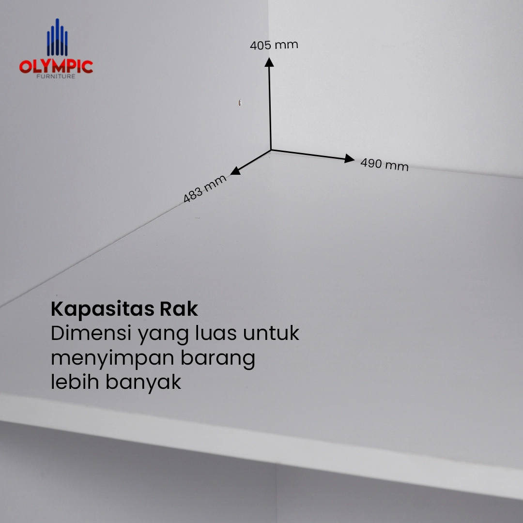 LPL Belfast - Lemari Pakaian Putih XL gallery 12