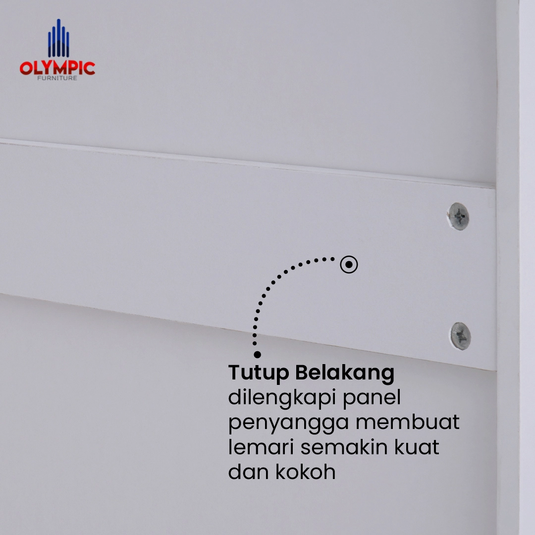 LPL Belfast - Lemari Pakaian Putih XL gallery 10