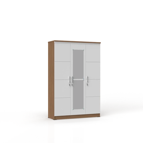 LP Eero - Lemari Pakaian Modern Minimalis Putih Glossy
