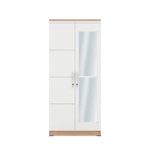 LP Eero - Lemari Pakaian Modern Minimalis Putih Glossy