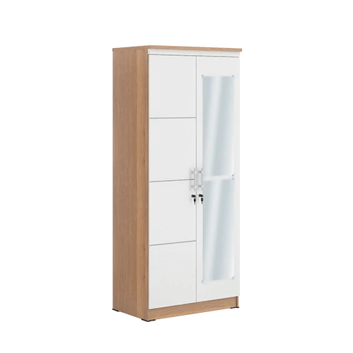 LP Eero - Lemari Pakaian Modern Minimalis Putih Glossy