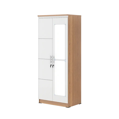 LP Eero - Lemari Pakaian Modern Minimalis Putih Glossy