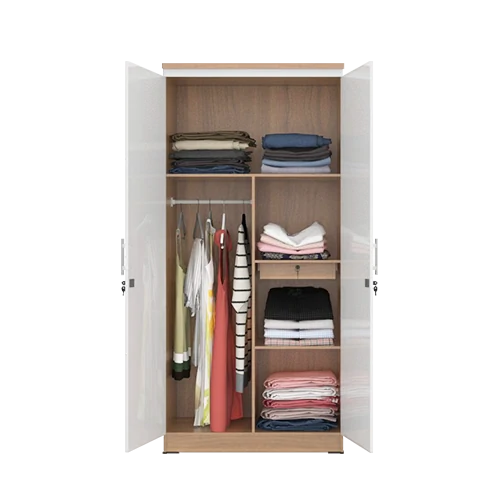 LP Eero - Lemari Pakaian Modern Minimalis Putih Glossy