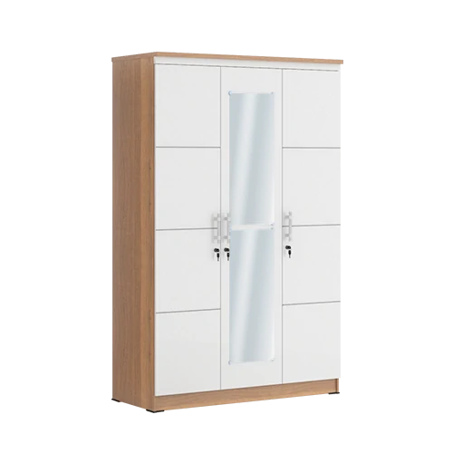 LP Eero - Lemari Pakaian Modern Minimalis Putih Glossy