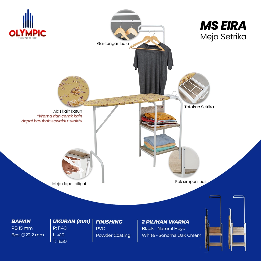 MS Eira - Meja Setrika Lipat