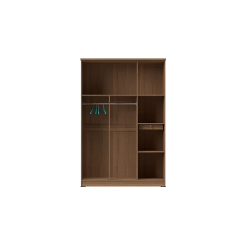LP Latte - Lemari Pakaian Modern Minimalis Motif Kayu