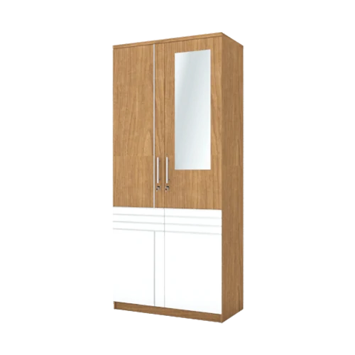LP Latte - Lemari Pakaian Modern Minimalis Motif Kayu