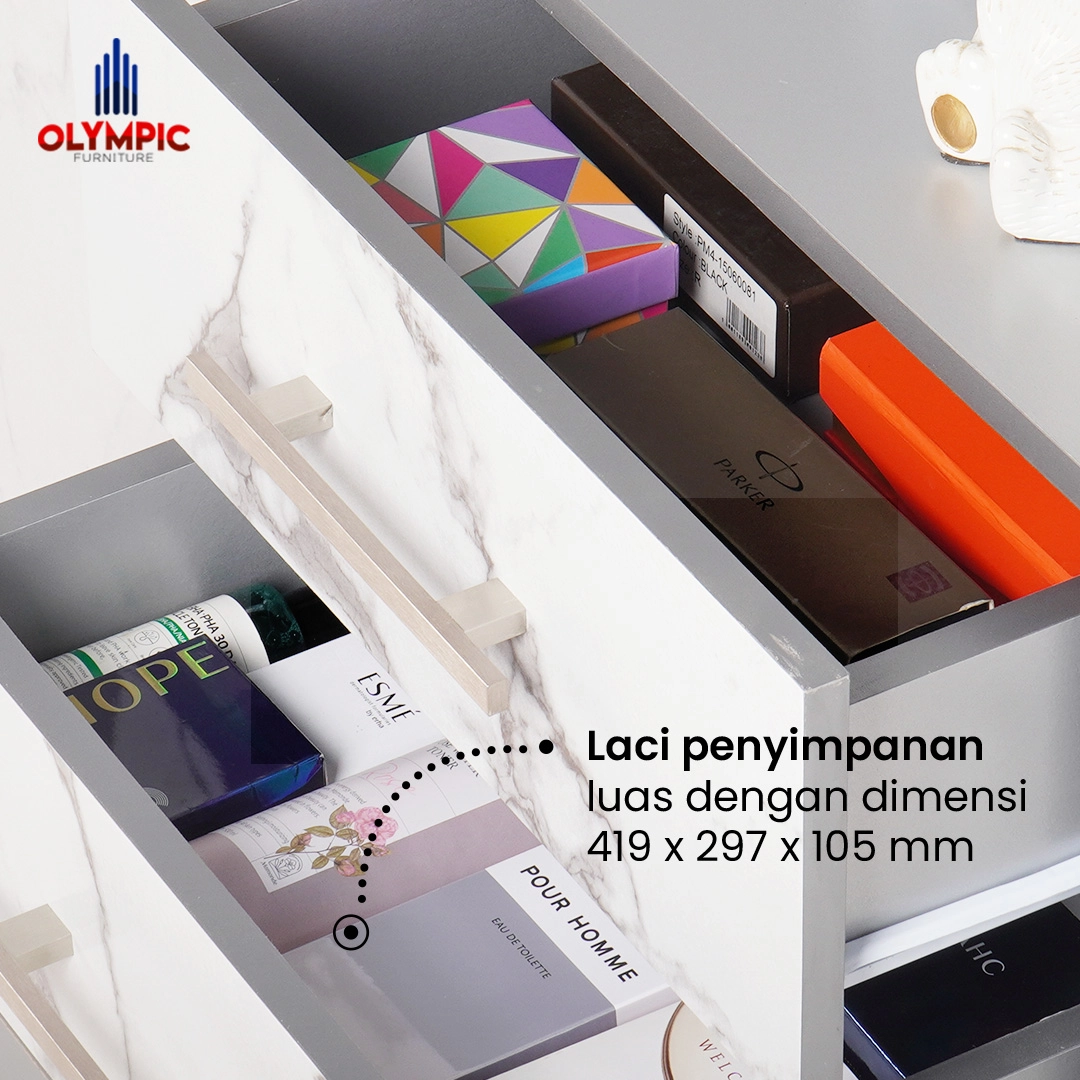 CSD Polo - Lemari Laci Motif Marble gallery 3