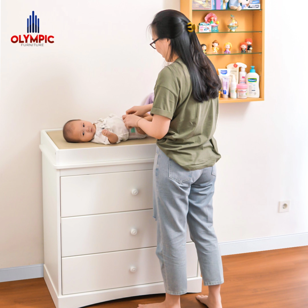 Baby Tafel - Meja Laci Penyimpanan - Meja Ganti Bayi