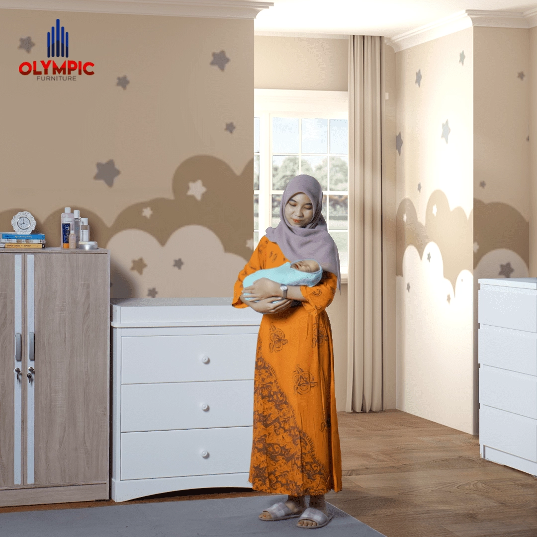 Baby Tafel - Meja Laci Penyimpanan - Meja Ganti Bayi
