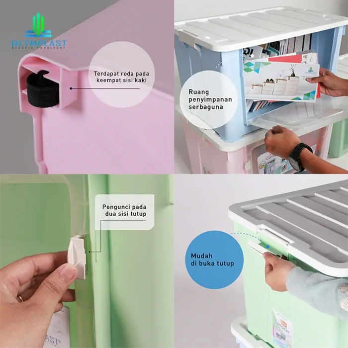 Kotak Penyimpanan Serbaguna Olymplast Box Container - OBC 1pc gallery 1
