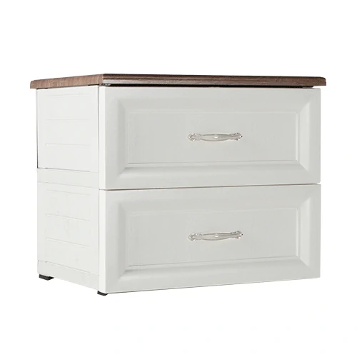 ODC 02-C - Laci Penyimpanan Plastik Klasik 2 Susun - Drawer Cabinet Serbaguna