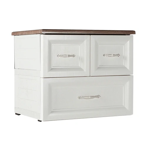 ODC 02-C - Laci Penyimpanan Plastik Klasik 2 Susun - Drawer Cabinet Serbaguna