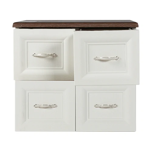 ODC 02-C - Laci Penyimpanan Plastik Klasik 2 Susun - Drawer Cabinet Serbaguna 2 Laci