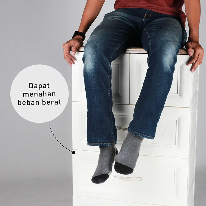 ODC 02-C - Laci Penyimpanan Plastik Klasik 2 Susun - Drawer Cabinet Serbaguna gallery 2