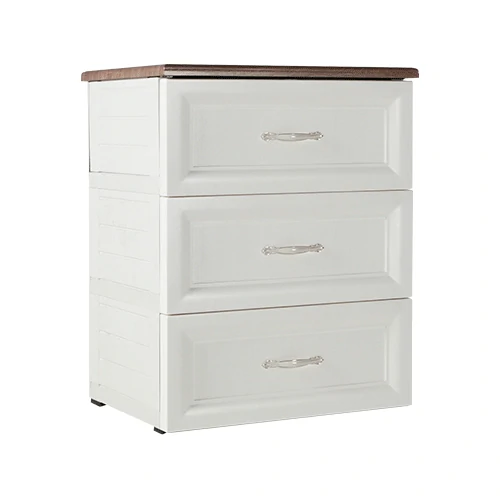 ODC 03-C - Laci Penyimpanan Plastik Klasik 3 Susun - Drawer Cabinet Serbaguna