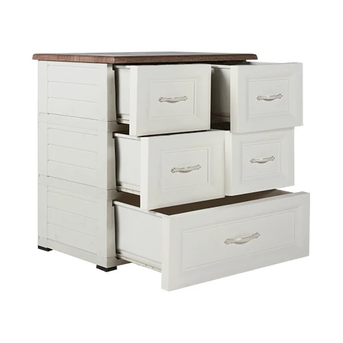 ODC 03-C - Laci Penyimpanan Plastik Klasik 3 Susun - Drawer Cabinet Serbaguna