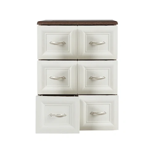 ODC 03-C - Laci Penyimpanan Plastik Klasik 3 Susun - Drawer Cabinet Serbaguna