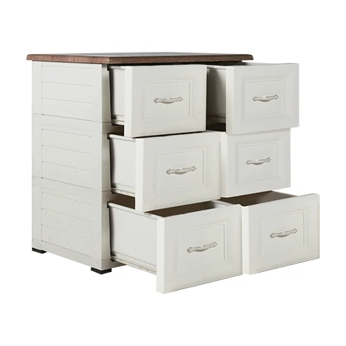 ODC 03-C - Laci Penyimpanan Plastik Klasik 3 Susun - Drawer Cabinet Serbaguna