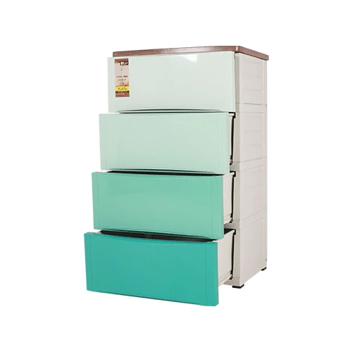 ODC 04-M Gradasi - Laci Penyimpanan Plastik Modern 4 Susun - Drawer Cabinet Serbaguna Gradasi