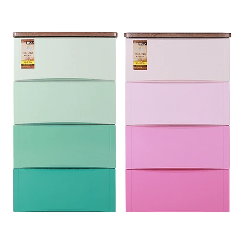 ODC 04-M Gradasi - Laci Penyimpanan Plastik Modern 4 Susun - Drawer Cabinet Serbaguna Gradasi