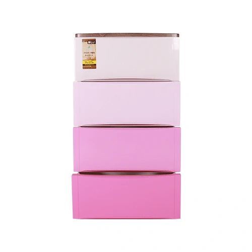 ODC 04-M Gradasi - Laci Penyimpanan Plastik Modern 4 Susun - Drawer Cabinet Serbaguna Gradasi