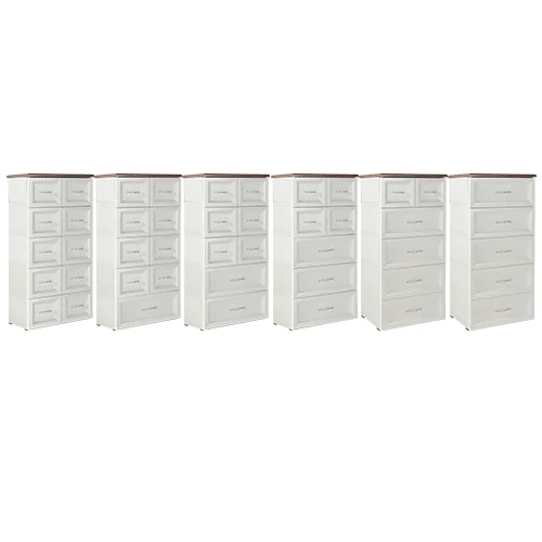 ODC 05-C - Laci Penyimpanan Plastik Klasik 5 Susun - Drawer Cabinet Serbaguna